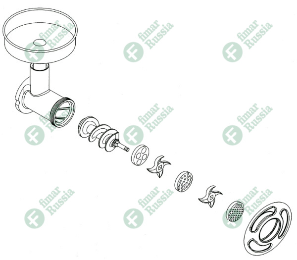 Мясорубка Fimar 32/RS Unger 220В